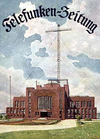 Großfunkstation Nauen (als Titelbild der Telefunken-Zeitung)