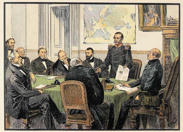 Das Ministerium Bismarck im Jahr 1862
