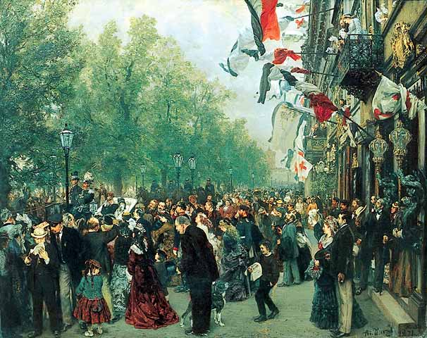 Abreise König Wilhelms I. zur Armee am 31. Juli 1870