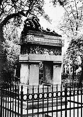 Grabstätte von David von Scharnhorst auf dem Berliner Invalidenfriedhof