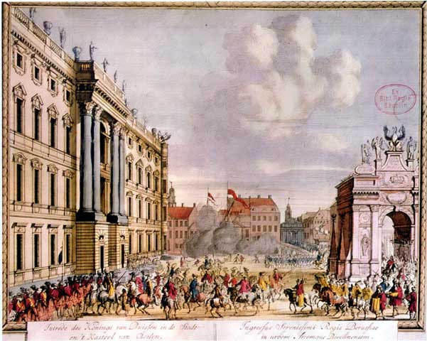 Krönungsfeier in Berlin, 1701