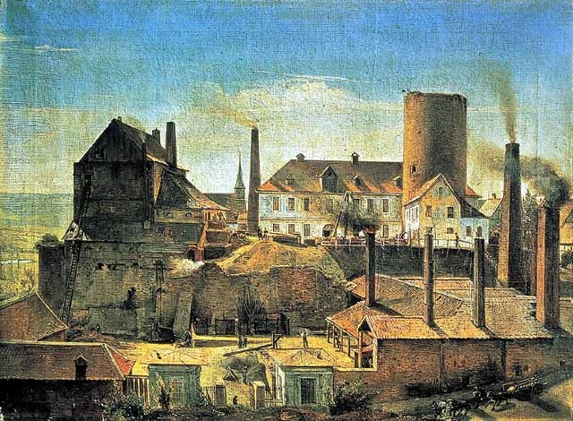 Die Harkort'sche Maschinenfabrik auf der Burg Wetter a.d. Ruhr