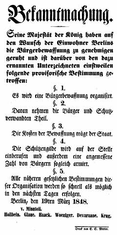 Bekanntmachung &uuml;ber die B&uuml;rgerwehr