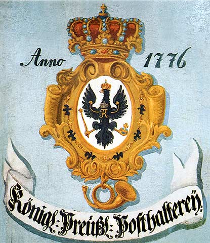 Preußisches Posthausschild