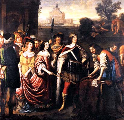 Allegorie auf den Bau des Schlosses Bötzow (Oranienburg)