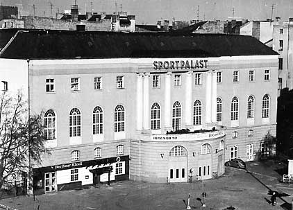 Der Sportpalast in Berlin