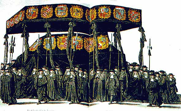 Trauerzug zum Begräbnis Friedrich Wilhelms