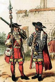 Soldaten der Brandenburg-Kurfürstlichen Armee