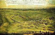 Die Schlacht bei Kolin in Böhmen am 18. Juni 1757