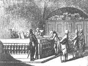 Berliner Zivilgerichtssitzung im 18. Jahrhundert