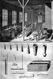 Die Zuckerproduktion, Fabrik und Gerte