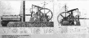 Konstruktionszeichnungen der ersten Dampfmaschine in Halle
