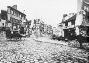 Die Zerstörungen im Vorort St. Cloud bei der Belagerung von Paris