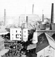 Ansicht der Krupp-Werke in Essen 1864