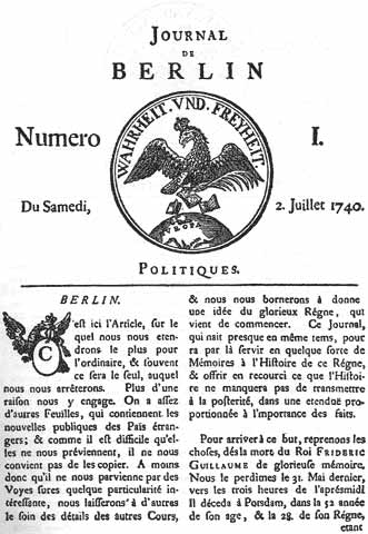 Journal de Berlin oder Berlinische Nachrichten