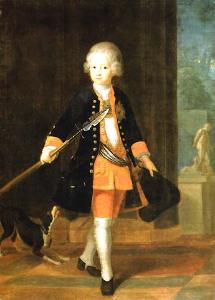 Kronprinz Friedrich (II.) von Preußen mit 11 Jahren