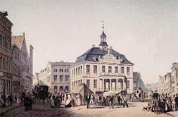 Der alte Rathausmarkt von Altona