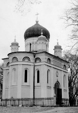 Die Alexander-Newski-Kirche der Kolonie Alexandrowka