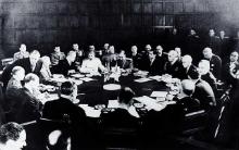 Die Teilnehmer der Potsdamer Konferenz