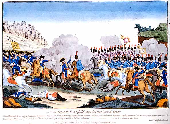 Combat de Saalfeld. Mort du Prince Louis de Prusse