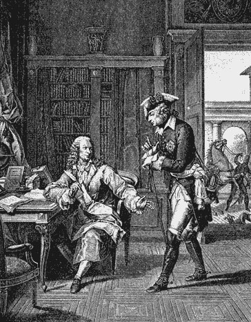 Voltaire und Friedrich II.