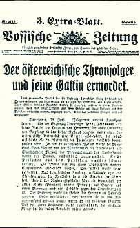Das Attentat auf den Österreichischen Thronfolger Franz Ferdinand