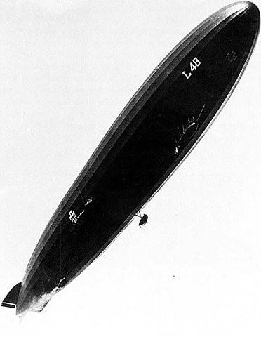 Ein deutsches Luftschiff im Ersten Weltkrieg