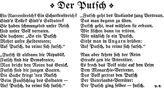 Der Putsch