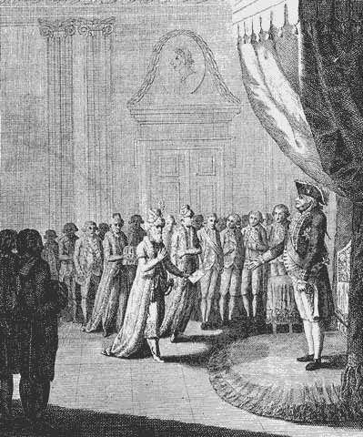 1791 trifft abermals eine türkische Gesandschaft in Berlin ein