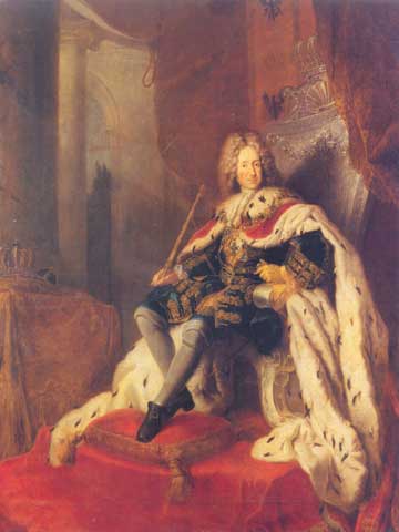 Friedrich I im Krönungsornat