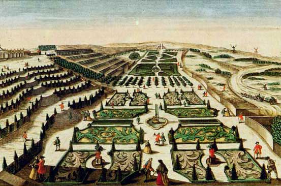 Horti medii Sanssouciani prospectus