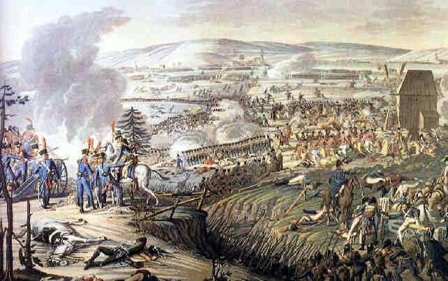 Die Schlacht bei Jena, Schlachtszene