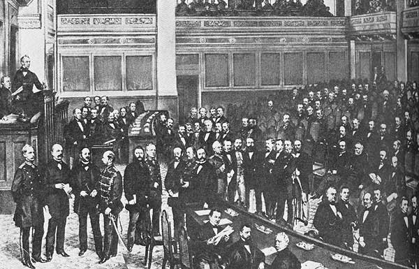 Die konstituierende Sitzung des Norddeutschen Reichstages