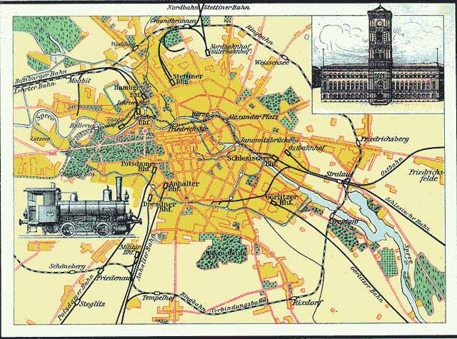 Streckennetz von Berlin
