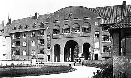 Wohnhaus in der Arbeiterkolonie "Alfredshof" in Essen
