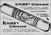 Knorr's Erbswurst