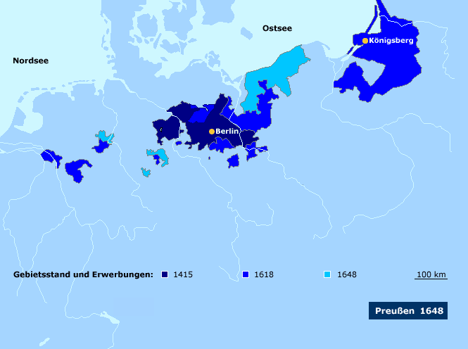 Preuen im Jahre 1648