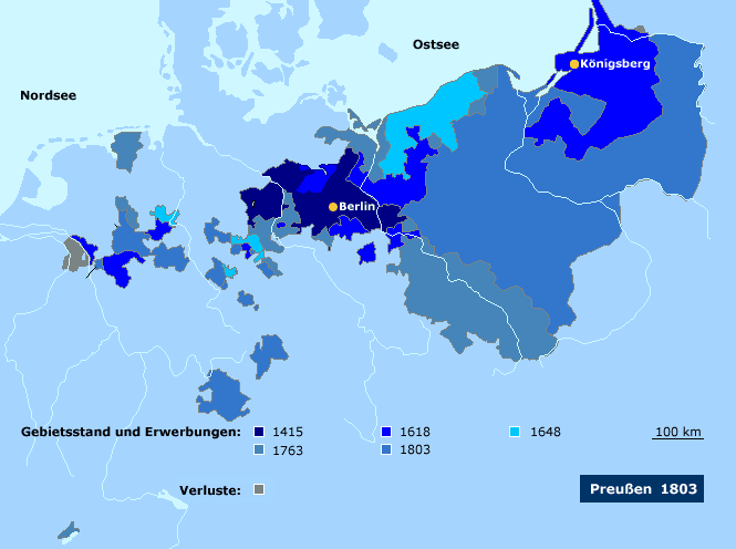 Preußen im Jahre 1803