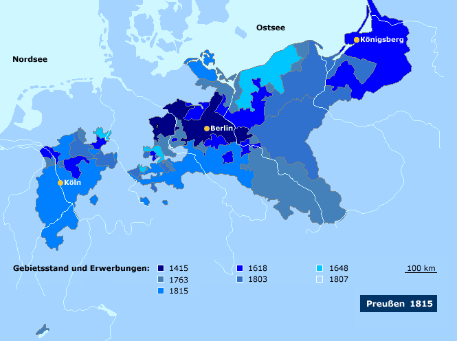 Preuen im Jahre 1815