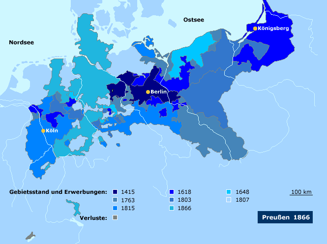 Preuen im Jahre 1866